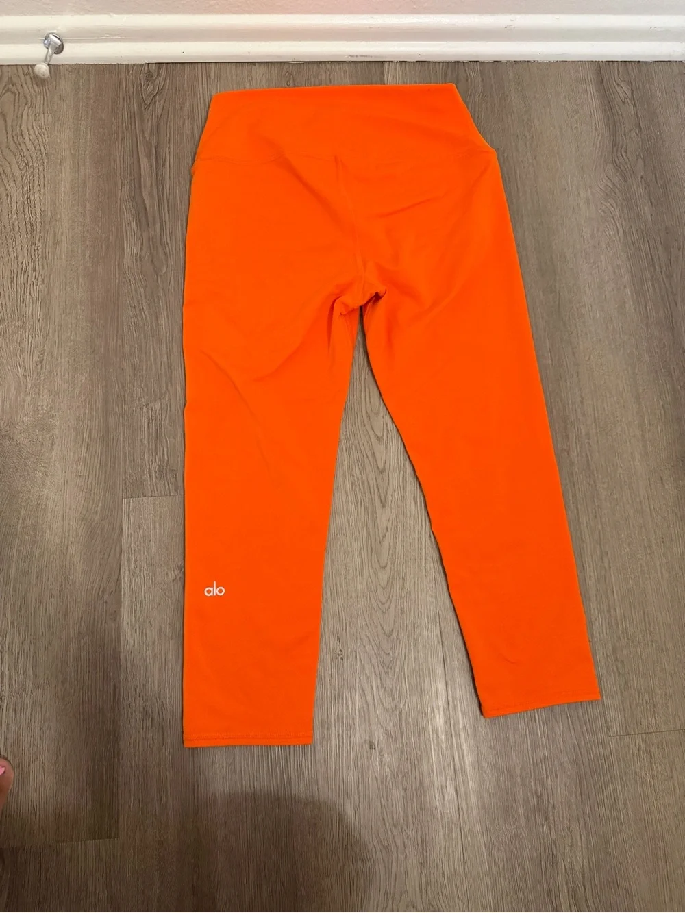 ALO Yoga Orange High-Visibility Leggings